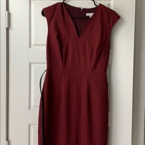 NY & Co Ruby Red Dress